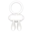 Power Clit Silicone Cockring White Power Clit Silicone Cockring White