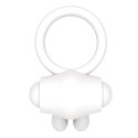 Power Clit Silicone Cockring White Power Clit Silicone Cockring White