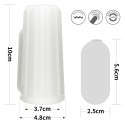 Vibrating Ridge Knights Ring (White) Vibrating Ridge Knights Ring (White)