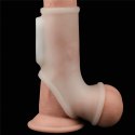 Vibrating Silk Knights Ring with Scrotum Sleeve Vibrating Silk Knights Ring with Scrotum Sleeve