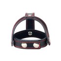 Bondage Fetish TStyle Leather Cockring With Ball Divider Bondage Fetish TStyle Leather Cockring With Ball Divider