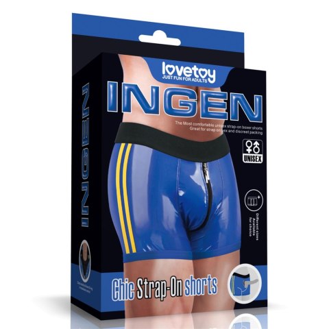 Chic Strap-On shorts (32 - 35 inch waist) Blue Chic Strap-On shorts (32 - 35 inch waist) Blue