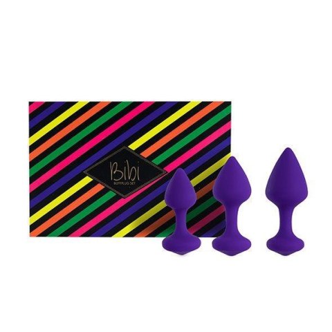 FeelzToys - Bibi Butt Plug Set 3 pcs Purple FeelzToys - Bibi Butt Plug Set 3 pcs Purple