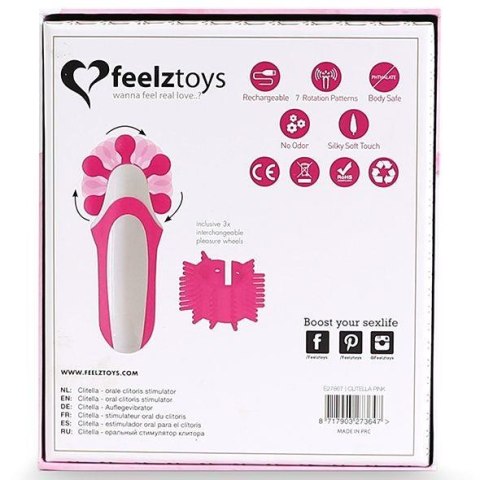 FeelzToys - Clitella Oral Clitoral Stimulator Pink FeelzToys - Clitella Oral Clitoral Stimulator Pink
