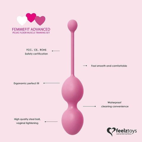 FeelzToys - FemmeFit Advanced Pelvic Muscle Training Set 3 pcs FeelzToys - FemmeFit Advanced Pelvic Muscle Training Set 3 pcs