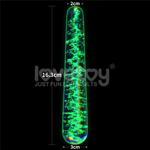 Glow-in-the-dark Twilight Gleam Glass Dildo Glow-in-the-dark Twilight Gleam Glass Dildo