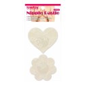 Lace Heart and Flower Nipple Pasties (2 Pack) Lace Heart and Flower Nipple Pasties (2 Pack)