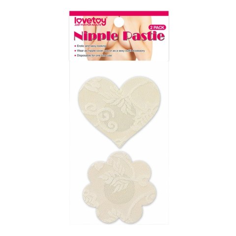 Lace Heart and Flower Nipple Pasties (2 Pack) Lace Heart and Flower Nipple Pasties (2 Pack)