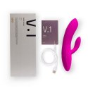 Laid - V.1 Silicone Rabbit Vibrator Pink Laid - V.1 Silicone Rabbit Vibrator Pink