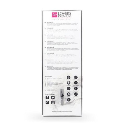 LoversPremium - Vulcan Masturbator Grey LoversPremium - Vulcan Masturbator Grey