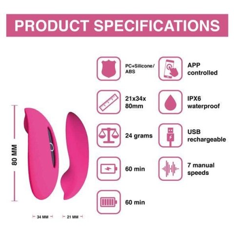 Magic Motion - Candy Smart Wearable Vibe Magic Motion - Candy Smart Wearable Vibe