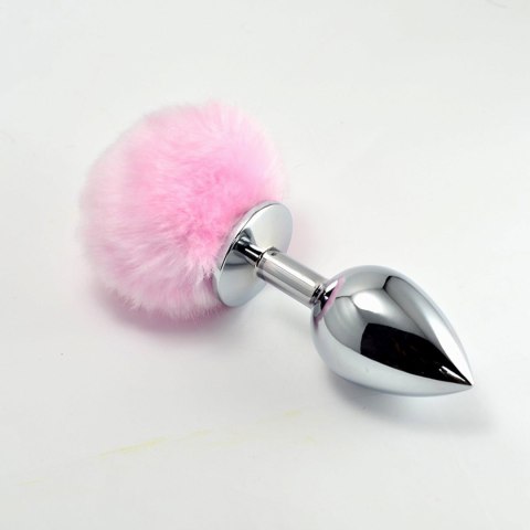 Pompon Metal Plug Small Pink Pompon Metal Plug Small Pink