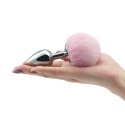Pompon Metal Plug Small Pink Pompon Metal Plug Small Pink