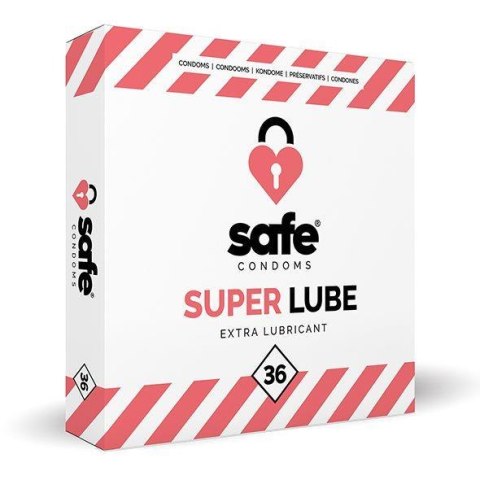 SAFE - Condoms Super Lube Extra Lubricant (36 pcs) SAFE - Condoms Super Lube Extra Lubricant (36 pcs)
