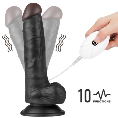 Vibrating Easy Strapon Set 7.5'' Black Vibrating Easy Strapon Set 7.5'' Black