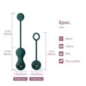 Magic Motion - Crystal Duo Smart Kegel Vibrator with Weight Set Magic Motion - Crystal Duo Smart Kegel Vibrator with Weight Set