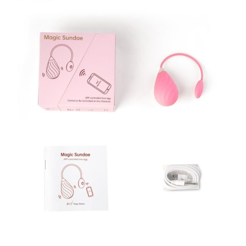 Magic Motion - Magic Sundae App Controlled Love Egg Pink Magic Motion - Magic Sundae App Controlled Love Egg Pink