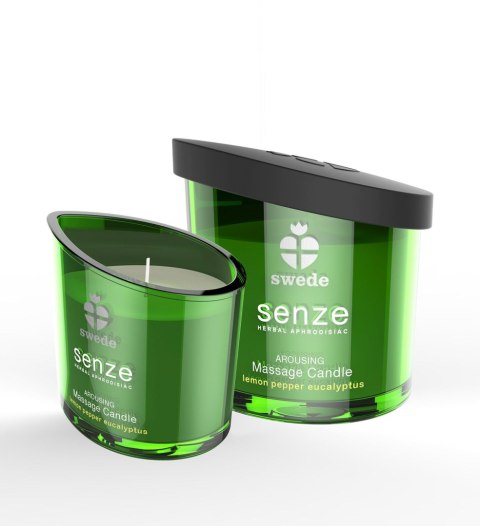 Swede - Senze Arousing Massage Candle Lemon Pepper Eucalyptus Swede - Senze Arousing Massage Candle Lemon Pepper Eucalyptus