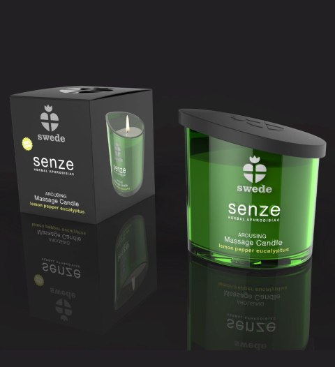 Swede - Senze Arousing Massage Candle Lemon Pepper Eucalyptus Swede - Senze Arousing Massage Candle Lemon Pepper Eucalyptus
