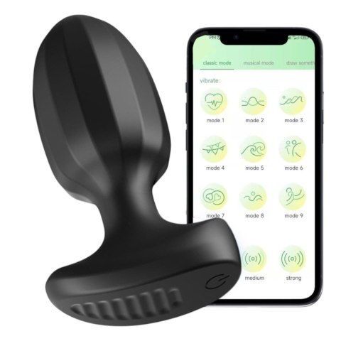 Power Escorts - BR192 - Remote Vibrating Plug - App Controled - Silicone Power Escorts - BR192 - Remote Vibrating Plug - App Controled - Silicone