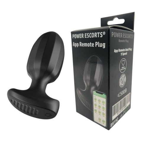 Power Escorts - BR192 - Remote Vibrating Plug - App Controled - Silicone Power Escorts - BR192 - Remote Vibrating Plug - App Controled - Silicone