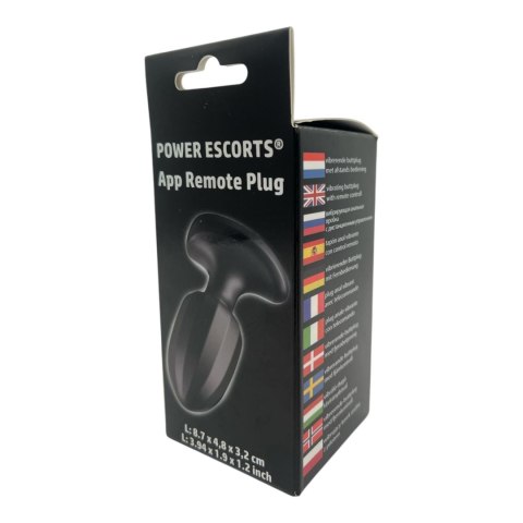 Power Escorts - BR192 - Remote Vibrating Plug - App Controled - Silicone Power Escorts - BR192 - Remote Vibrating Plug - App Controled - Silicone