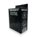 Power Escorts - Heart Plug Anal Starter 3-Pack - S, M & L - Black - quality Silicone - Colour box Power Escorts - Heart Plug Anal Starter 3-Pack - S, M & L - Black - quality Silicone - Colour box