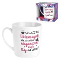 CRAZY GIRL - Kubek NBC matowy 480ml-Grzeczne dziewczynki idą do nieba... CRAZY GIRL - Kubek NBC matowy 480ml-Grzeczne dziewczynki idą do nieba...