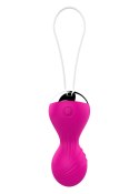 Kulki-Vibrating Silicone Kegel Balls USB 10 Function / Remote control -Pink Kulki-Vibrating Silicone Kegel Balls USB 10 Function / Remote control -Pink