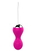 Kulki-Vibrating Silicone Kegel Balls USB 10 Function / Remote control -Pink Kulki-Vibrating Silicone Kegel Balls USB 10 Function / Remote control -Pink
