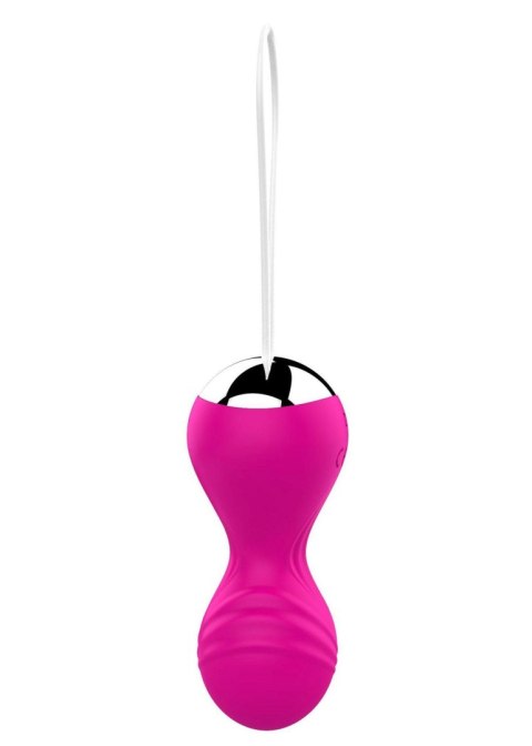 Kulki-Vibrating Silicone Kegel Balls USB 10 Function / Remote control -Pink Kulki-Vibrating Silicone Kegel Balls USB 10 Function / Remote control -Pink