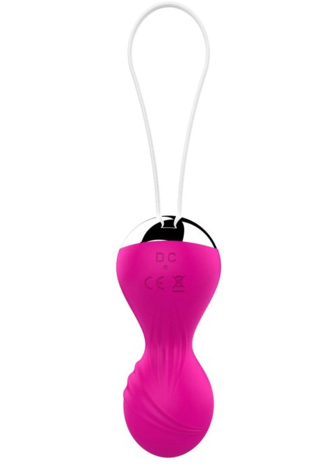 Kulki-Vibrating Silicone Kegel Balls USB 10 Function / Remote control -Pink Kulki-Vibrating Silicone Kegel Balls USB 10 Function / Remote control -Pink
