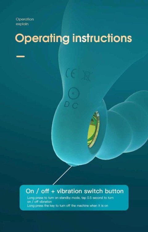 Stymulator-Angelo Male Prostate Triple Stimulation (blue) Stymulator-Angelo Male Prostate Triple Stimulation (blue)