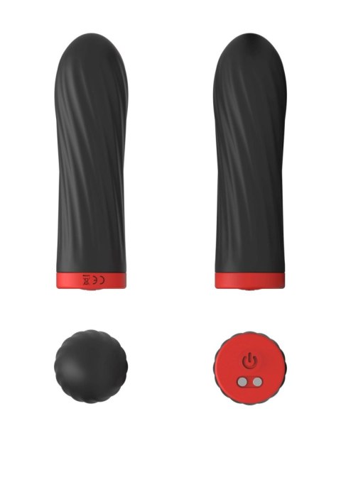 Stymulator-Rechargeable Silicone Touch Vibrator USB 10 Functions - Black Stymulator-Rechargeable Silicone Touch Vibrator USB 10 Functions - Black