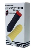 Stymulator-Rechargeable Silicone Touch Vibrator USB 10 Functions - Black Stymulator-Rechargeable Silicone Touch Vibrator USB 10 Functions - Black