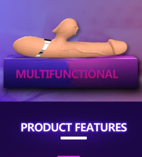 Wibrator-Basia Thtusting Vibrator 2 in 1 Tongue Vibrators USB Wibrator-Basia Thtusting Vibrator 2 in 1 Tongue Vibrators USB