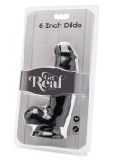 Dildo 6 inch with Balls Black Dildo 6 inch with Balls Black