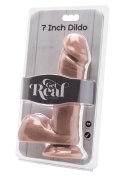 Dildo 7 inch with Balls Light skin tone Dildo 7 inch with Balls Light skin tone