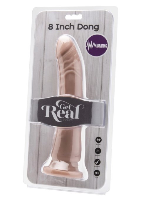 Dong 8 inch Vibrating Light skin tone Dong 8 inch Vibrating Light skin tone