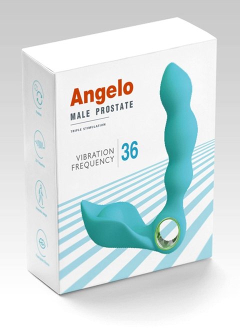 Stymulator-Angelo Male Prostate Triple Stimulation (blue) Stymulator-Angelo Male Prostate Triple Stimulation (blue)