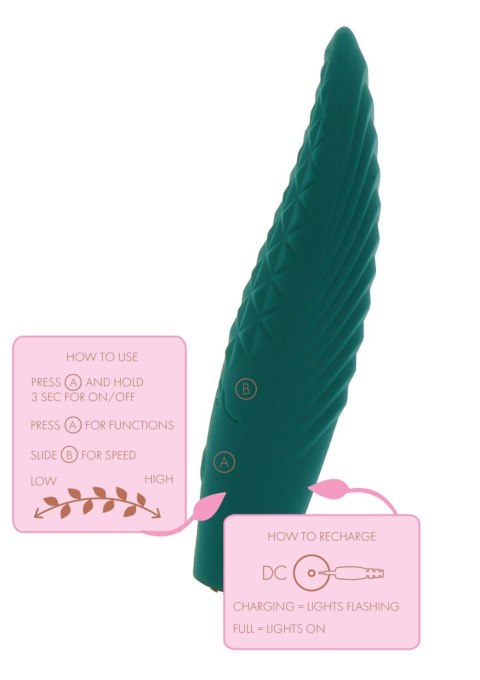 Alyssa Textured Stimulator Green Alyssa Textured Stimulator Green