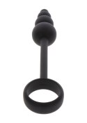 Anal Snake Plug & Penis Ring Black Anal Snake Plug & Penis Ring Black