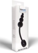 Anal Snake Plug & Penis Ring Black Anal Snake Plug & Penis Ring Black