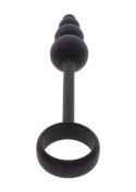 Anal Snake Plug & Penis Ring Black Anal Snake Plug & Penis Ring Black