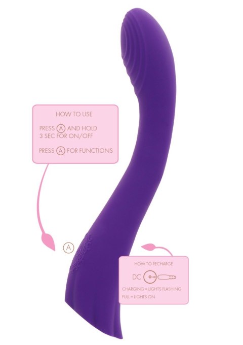 Dahlia G-Spot Vibrator Purple Dahlia G-Spot Vibrator Purple