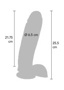 Dildo 10 in. w/ Balls Vibrator Light skin tone Dildo 10 in. w/ Balls Vibrator Light skin tone