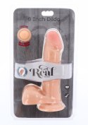 Dual Density Dildo 8inch Balls Light skin tone Dual Density Dildo 8inch Balls Light skin tone