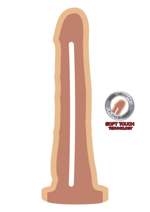 Dual Density Dong 7.5 inch Light skin tone Dual Density Dong 7.5 inch Light skin tone