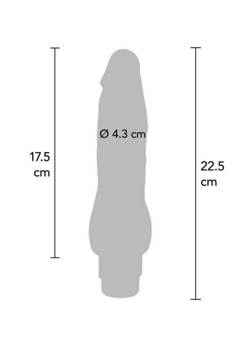 Dual Density Smooth Vibrator Light skin tone Dual Density Smooth Vibrator Light skin tone
