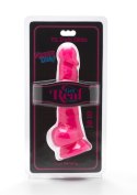 Happy Dicks 7.5in. with Balls Pink Happy Dicks 7.5in. with Balls Pink